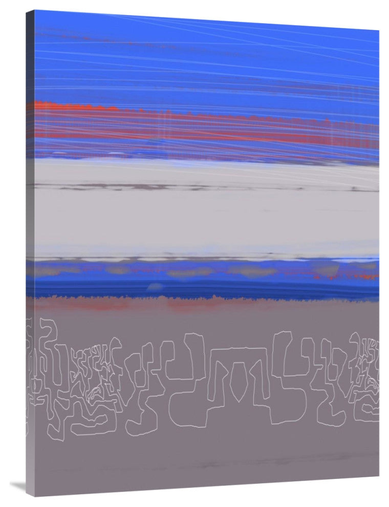 "Abstract  Blue View 1" Fine Art Print