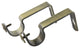 Heavy Duty 1" Wall Bracket, Antique Brass