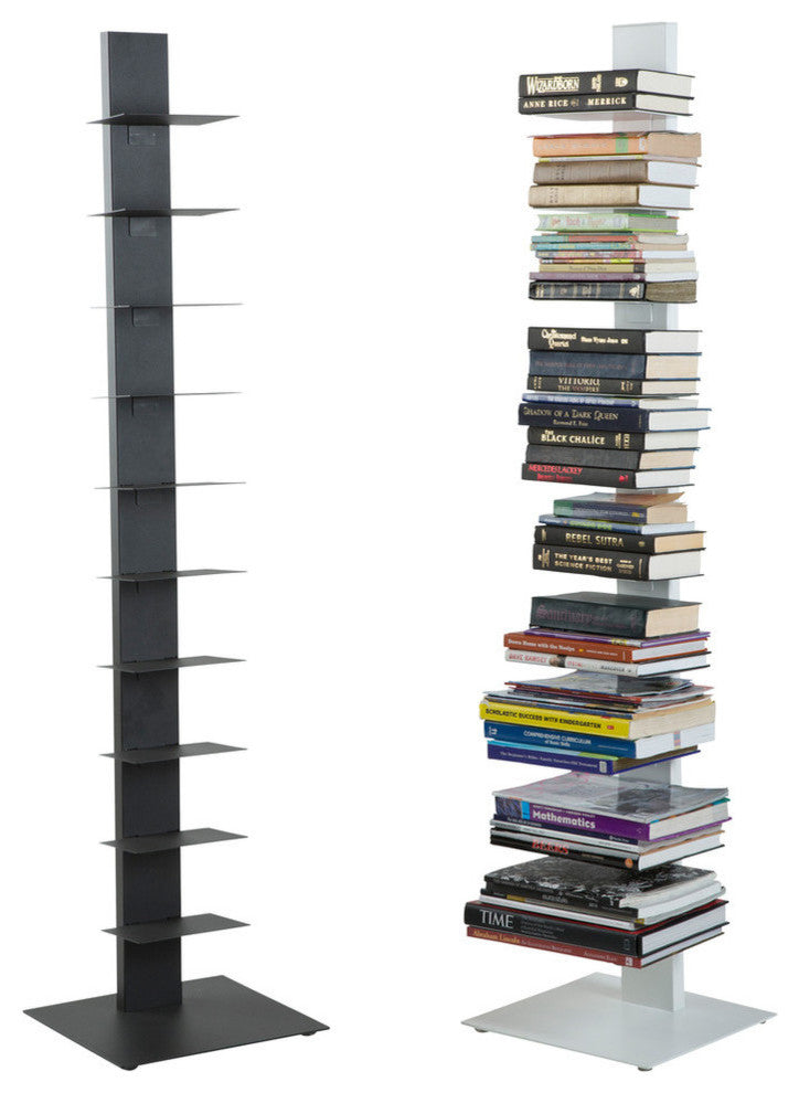 Sapiens 60" Bookcase Tower, Anthracite