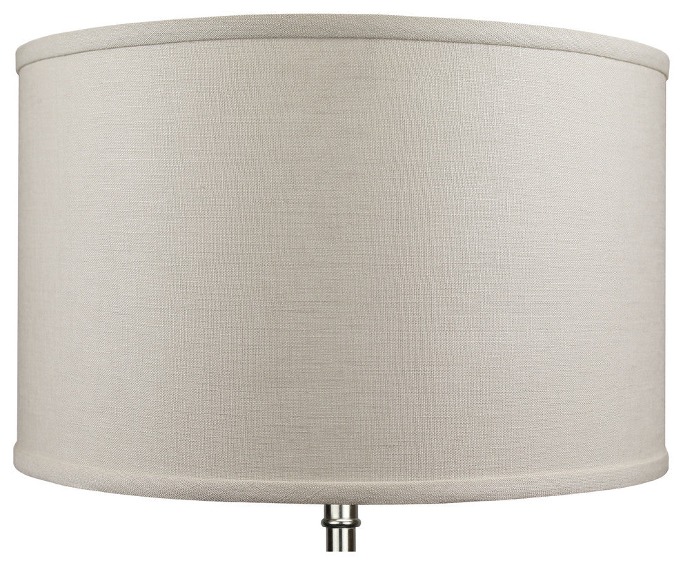 Fenchel Shades, 16"x16"x10" Spider Attachment Drum Lamp Shade, Deisgner