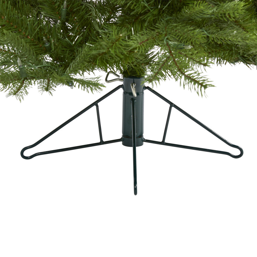 6' Vienna Fir Faux Xmas Tree With 400 Warm White Lights & 843 Bendable Branches