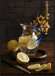 "Life And Lemons" Framed Canvas Giclee by Luiz Laercio, 26x37"