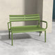 Paris Outdoor Bench Olive Green