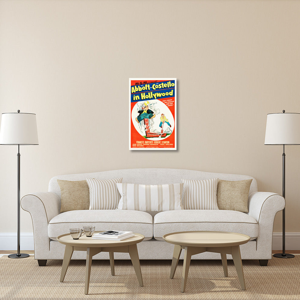 "Abbott & Costello - In Hollywood" Canvas by Hollywood Photo Archive, 24x36"