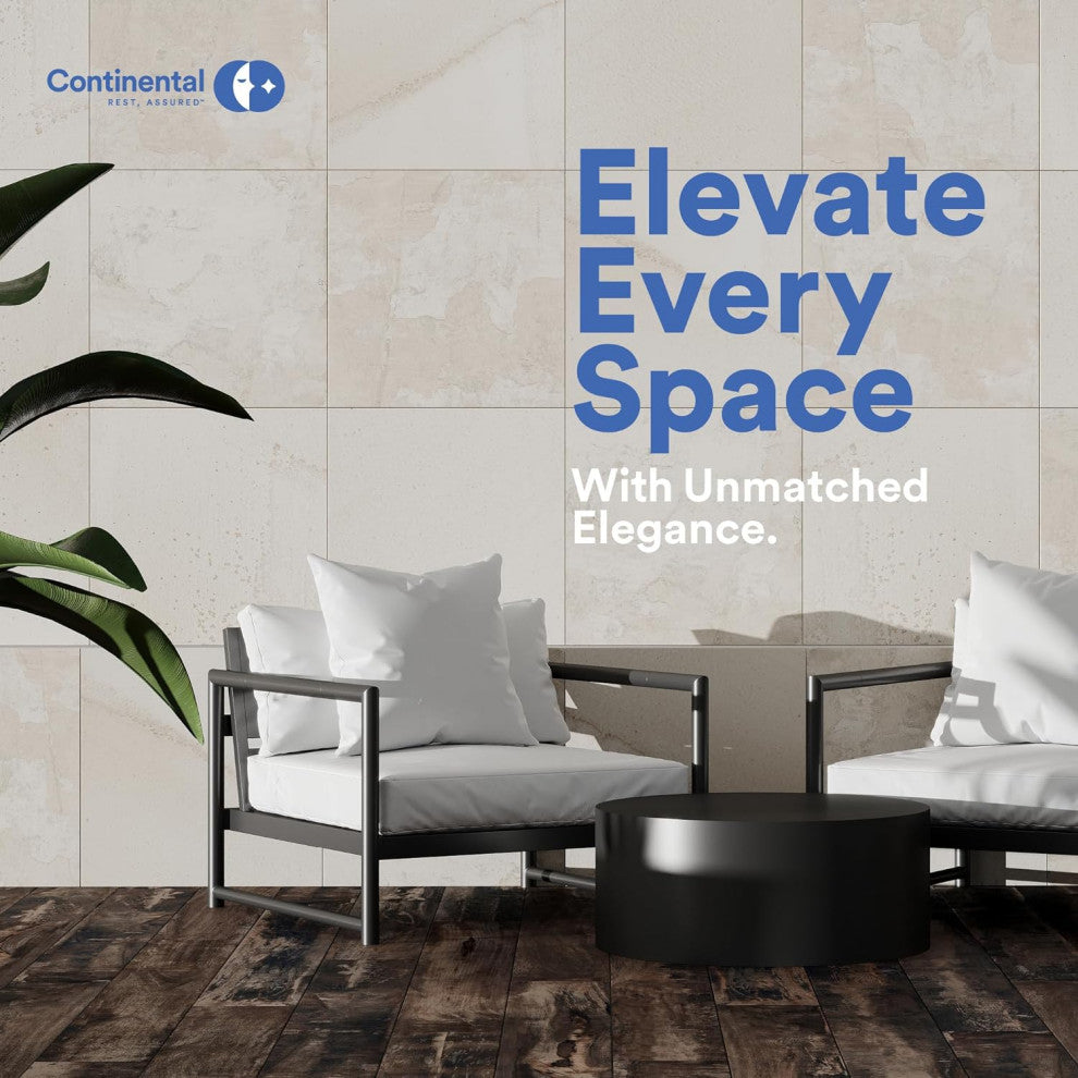 Decorative Throw Pillow Insert - Fluffy Euro Cushion Insert for bed or Couch, White, 26x26 Inch - 2 Pack, Microfiber