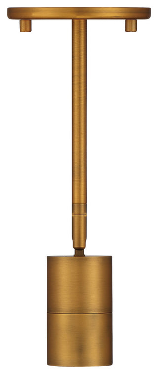 Cafe 1 Light LED Wall Or Ceiling Spotlight, Antique Brushed Brass