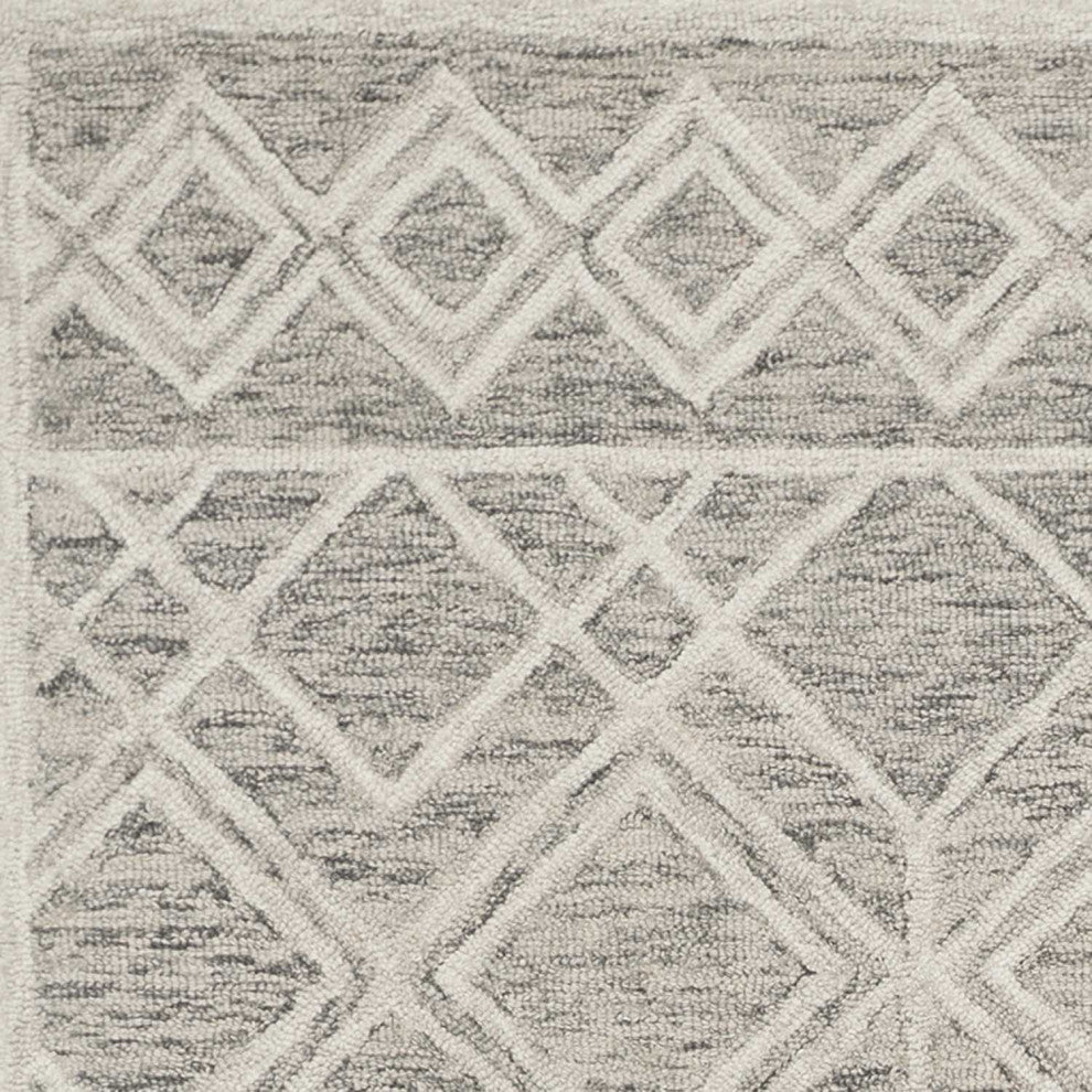 HomeRoots 8' x 10' Wool Sand Area Rug