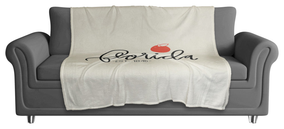 Florida Established 50x60 Coral Fleece Blanket