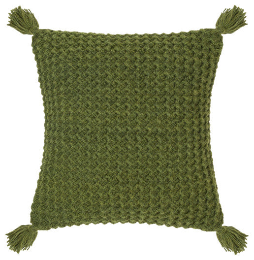 Surya Makrome Mko-022 Pillow Shell With Polyester Insert 18"H X 18"W