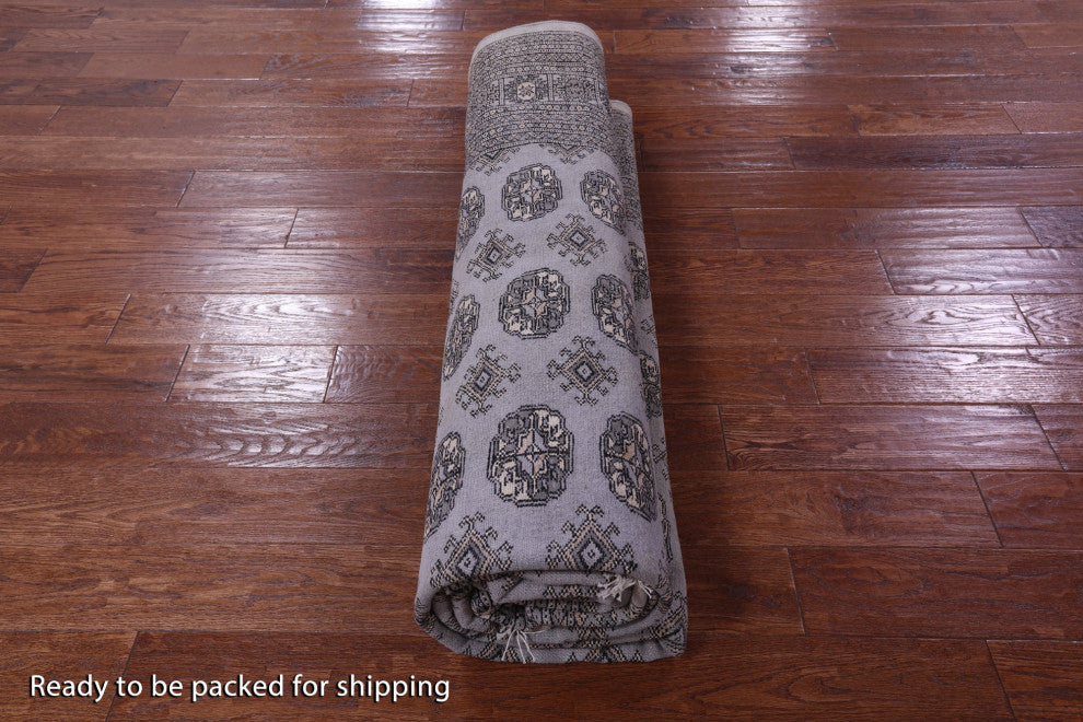 Handmade Silky Bokhara Wool Rug 8' 2" X 10' 4" - Q13757
