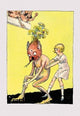 Vegetable Man is Stuck!- Gallery Wrapped Canvas Art 28" x 42"