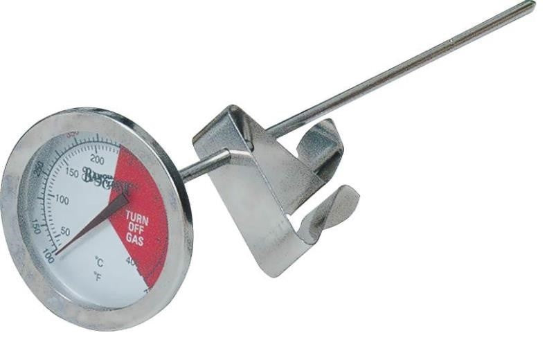 Bayou Classic 5020 Stainless Steel Cooking Thermometer, 5"