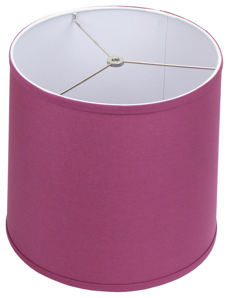 Fenchel Shades, 12"x13"x12" Spider Attachment Drum Lamp Shade, Linen