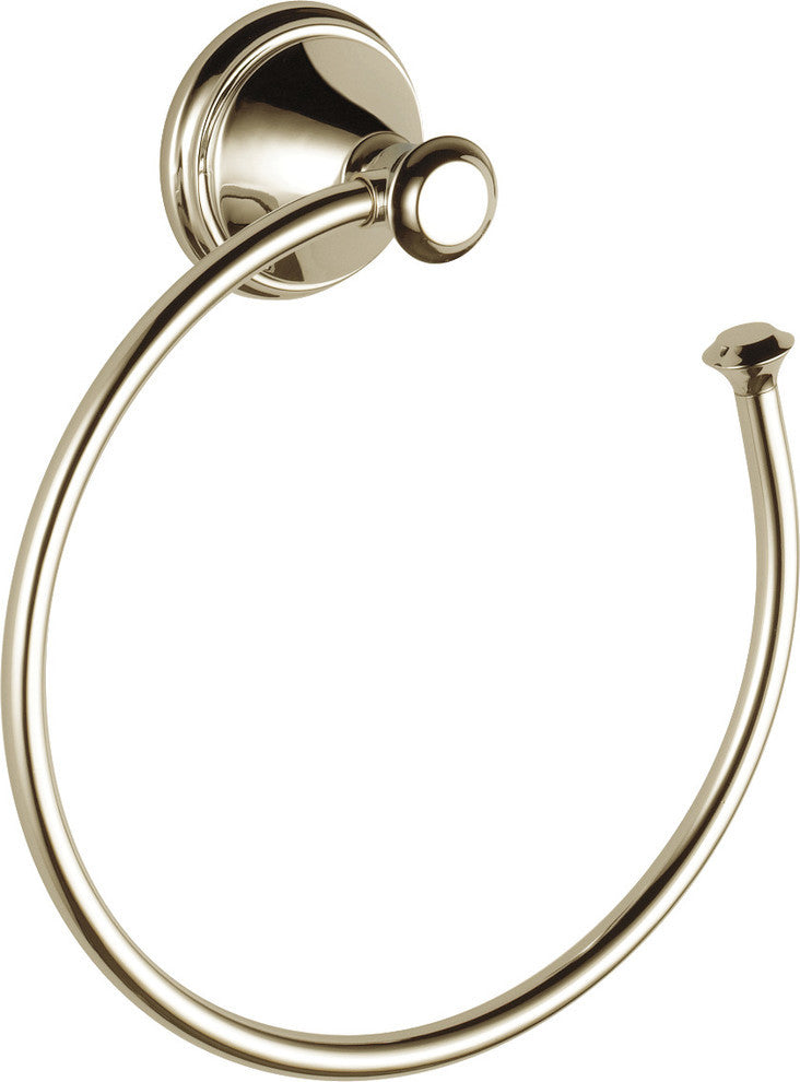 Delta Cassidy Towel Ring, Polished Nickel, 79746-PN
