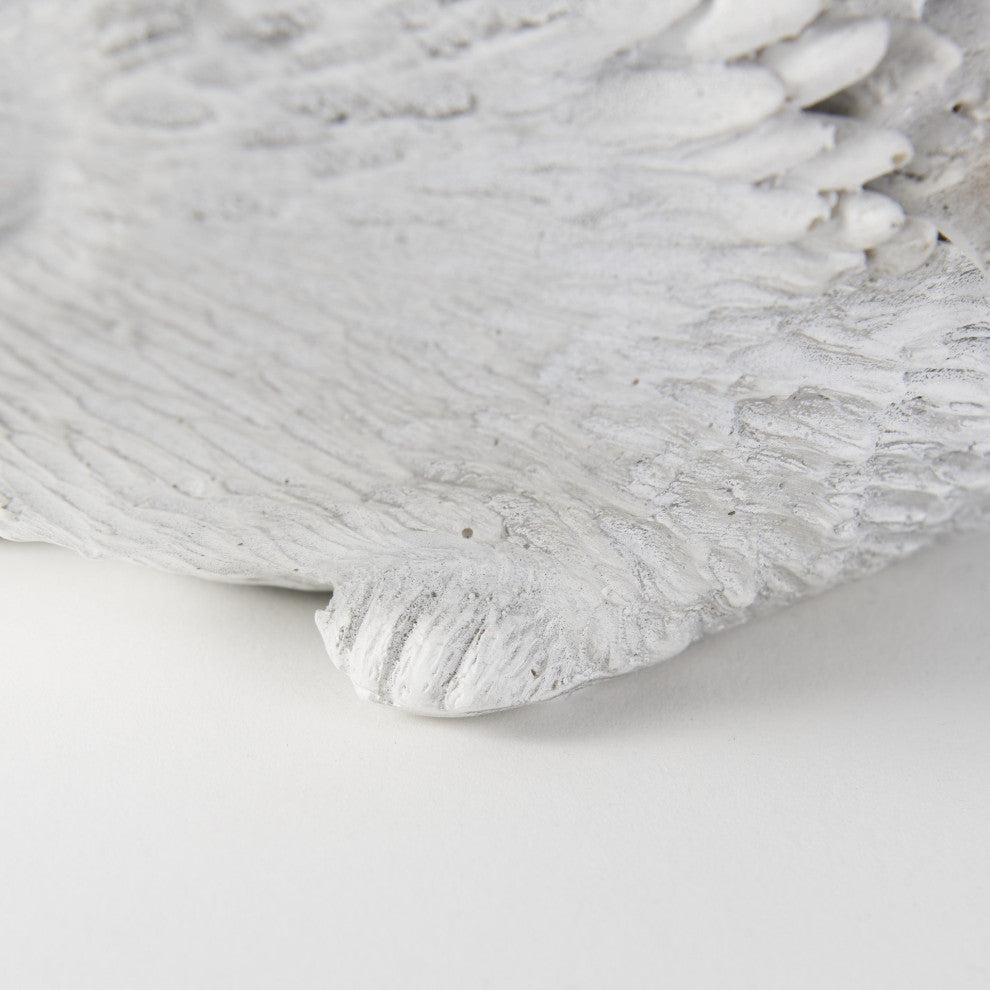 White Resin Hedgehog Storage Box