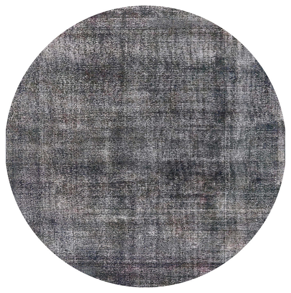 Ahgly Company Indoor Round Mid-Century Modern Area Rugs, 4' Round
