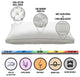 300TC Cotton Mesh Gusset Gel Fiber Memory Pillow, King