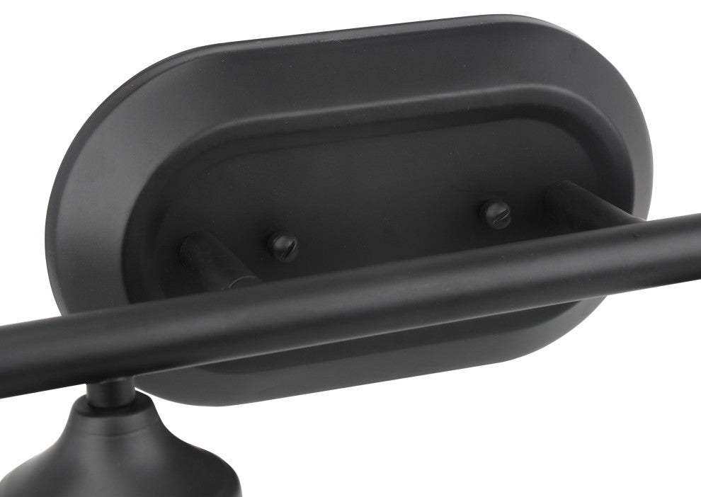 Jordan 3-Light Vanity Light, Matte Black