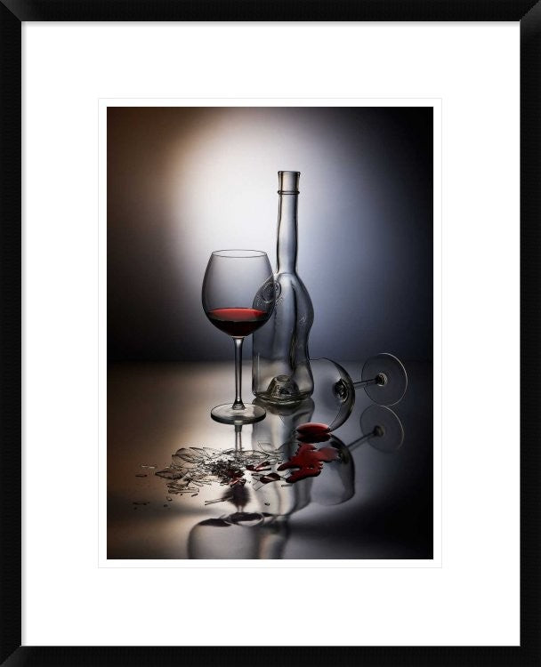 "Forget The" Framed Digital Print by Dmitriy Batenko, 19x24"