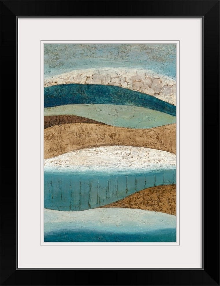 "Earth" Black Framed Art Print, 20"x26"x1"