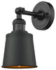 Addison 1-Light Sconce, Matte Black, Matte Black