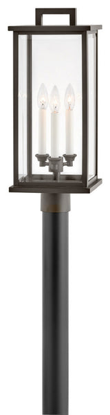 Hinkley Lighting 20011 Weymouth 3 Light 22.25" Tall Post Light - Oil Rubbed
