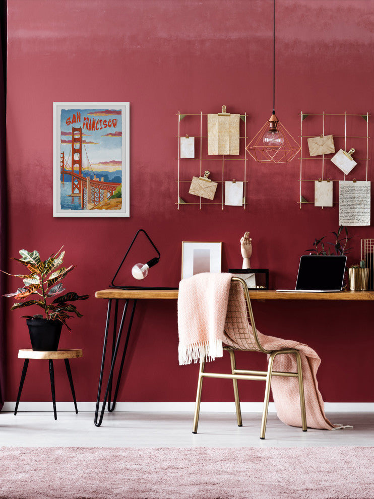 "The Iconic Golden Gate Bridge" Framed Painting Print, 16x24