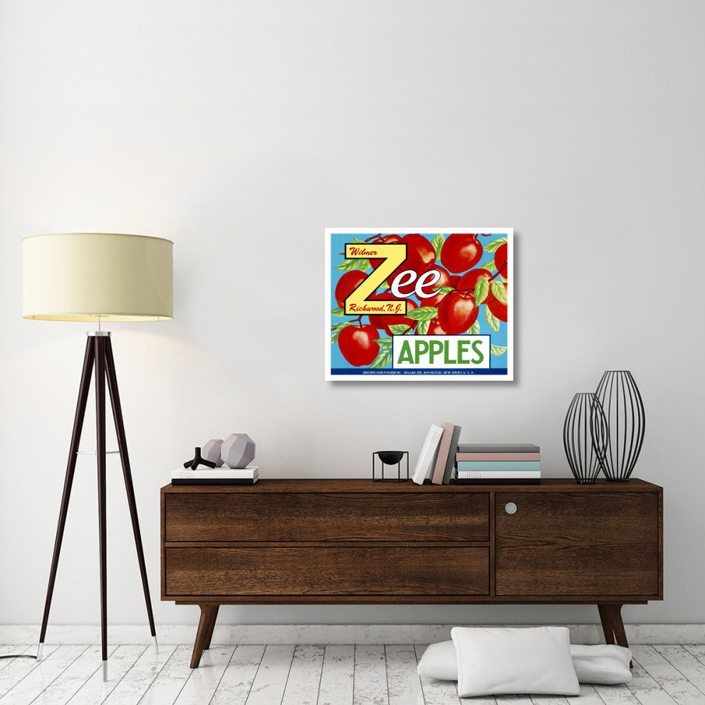 "Zee Apples" Digital Paper Print by Retrolabel, 32"x26"