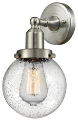 Innovations Beacon 1-Light 6" Sconce Brushed Satin Nickel
