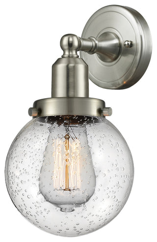 Innovations Beacon 1-Light 6" Sconce Brushed Satin Nickel