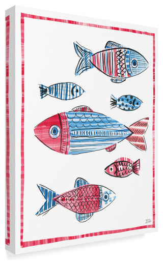 Melissa Averinos 'Coastal Americana I' Canvas Art