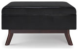 Owen Square Coffee Table Storage Ottoman