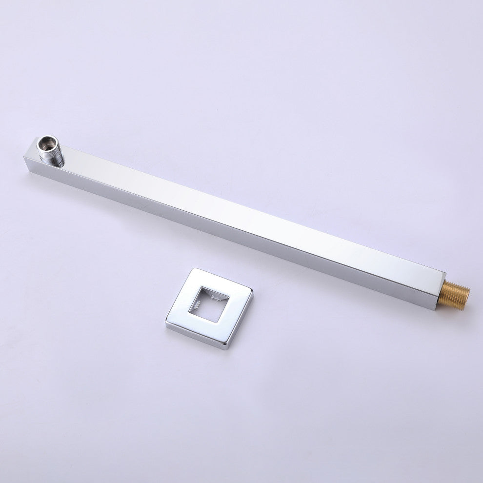 Wall Mounted Pressure Balanced Complete Shower System With Rough-In Valve, Polis