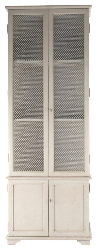 Chaline Cabinet, Distressed Taupe