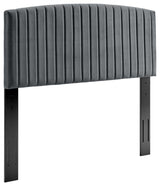 Rebecca Performance Velvet Full / Queen Headboard MOD-6141-CHA