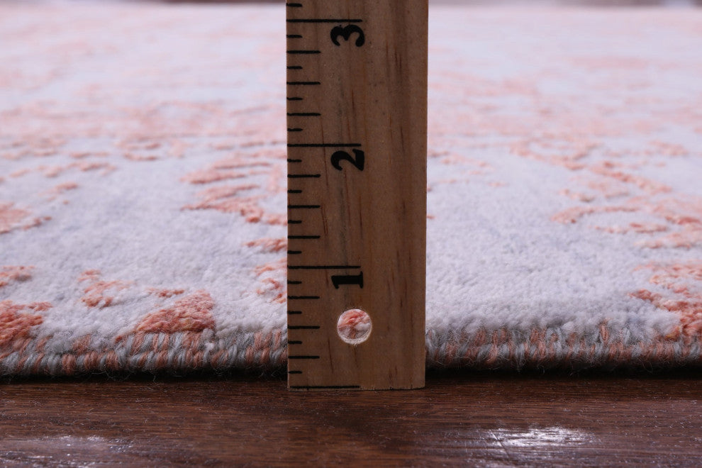 8' 0" X 9' 11" Wool & Silk Handmade Persian Rug - Q15760
