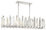 Crystorama WAT-B2006-PN, 6-Light Chandelier, Polished Nickel