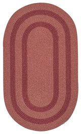 Colonial Mills Graywood GW73 Cedar Bordered Area Rug, Oval 2'x3'