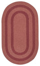 Colonial Mills Graywood GW73 Cedar Bordered Area Rug, Oval 2'x3'