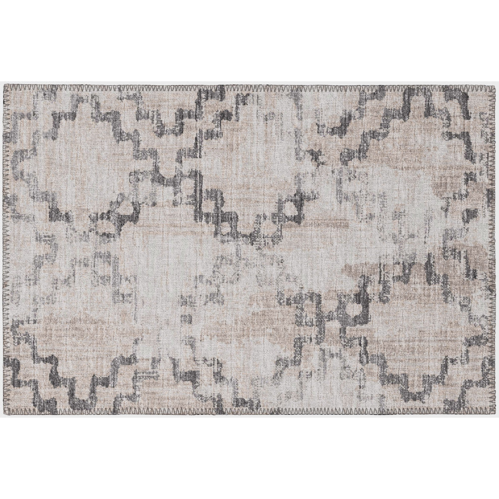 Indoor/Outdoor Sedona SN15 Stucco Machine Washable 1'8" x 2'6" Rug