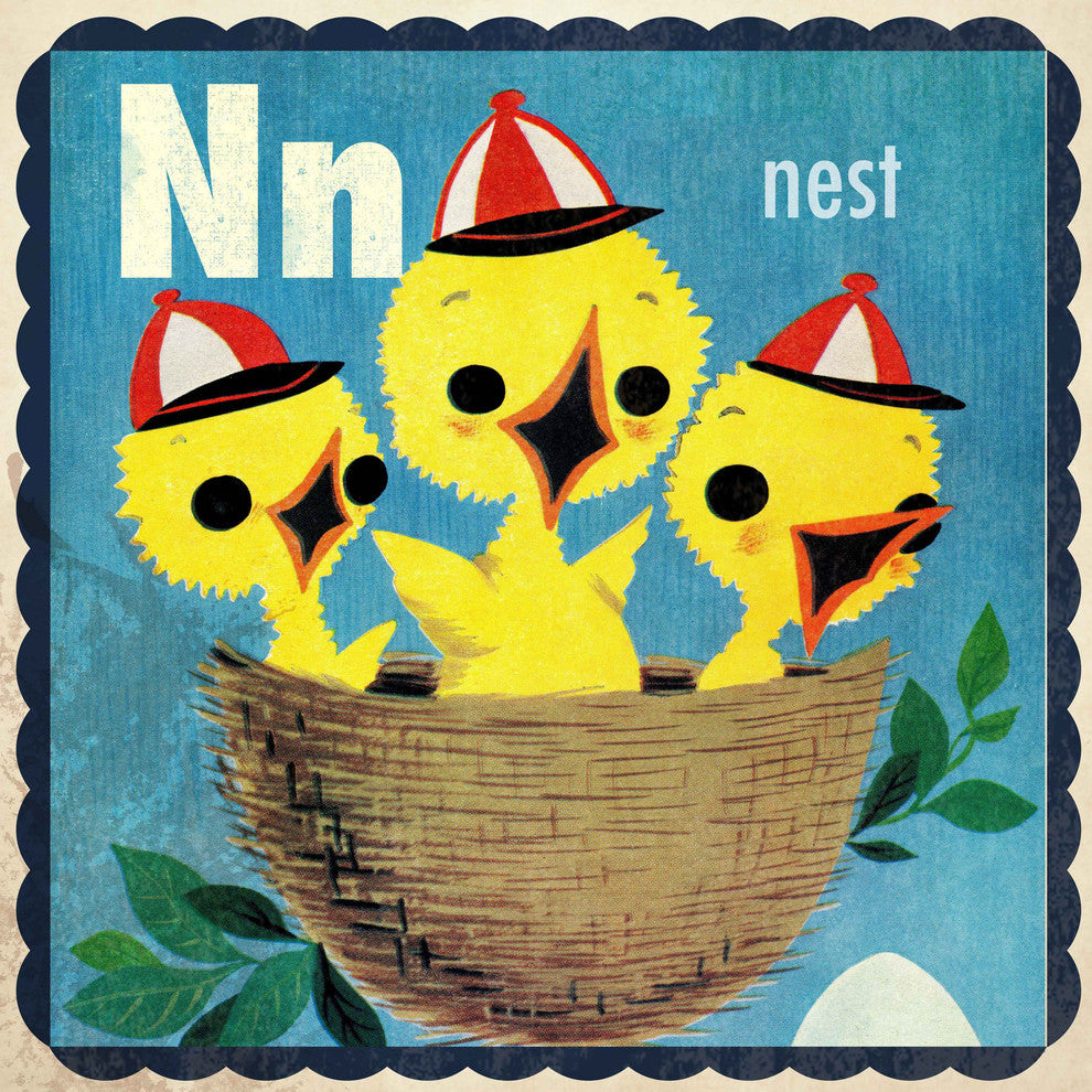"Nest" Painting Print on Canvas by Curtis
