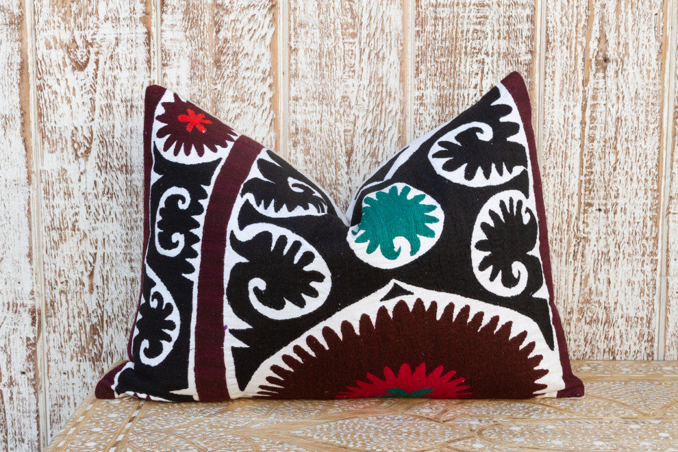 Zara Gul Suzani Lumbar Pillow
