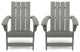Van Outdoor Adirondack Chair, Set of 2, Gray