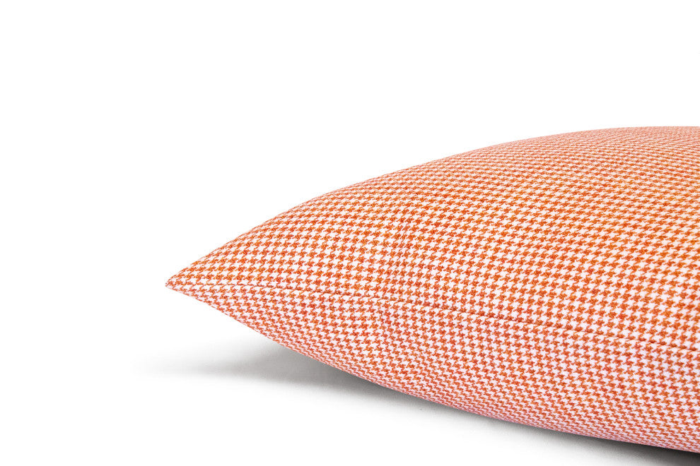 Koi Houndstooth Cushion Cover, 13" X 18"