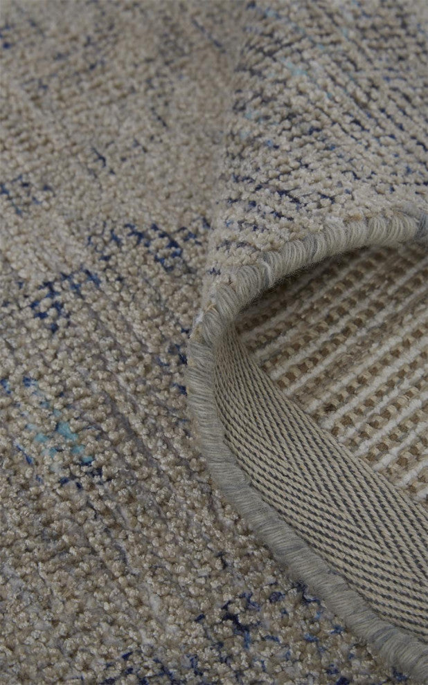 Weave & Wander Ramey Blue 3'6"x5'6" Hand Woven Area Rug