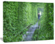Couple Walking into Tunnel, Landscape Canvas Art Print, 60x40