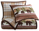 Bear Trail Reversible Quilt Set, 3 Piece, King