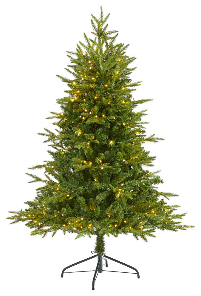 5ï¿½ Colorado Mountain Fir ï¿½Natural Lookï¿½ Christmas Tree / 250 Clear LED Lights