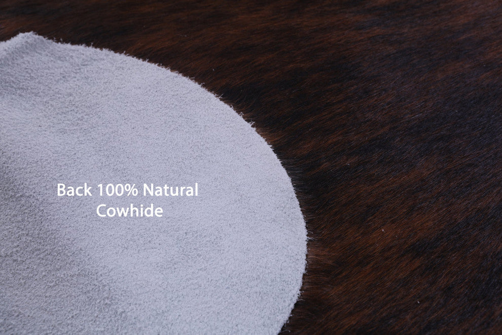 Brindle Natural Cowhide Rug 6' 2" X 5' 6" C2296