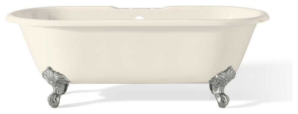 Cheviot Products Regal Cast Iron Bathtub With Faucet Holes